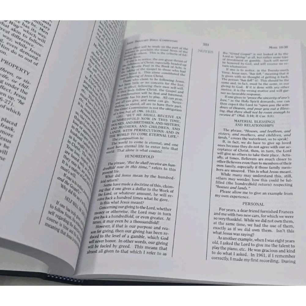 Jimmy Swaggart Bible Commentary Mark Christian Study Reference Book